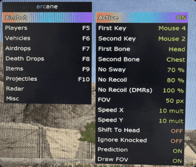 Чит Arcane V3