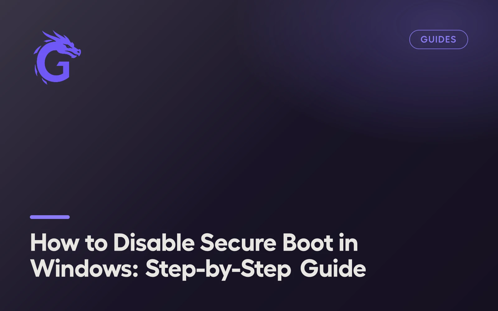 How to Disable Secure Boot in Windows: Step-by-Step Guide