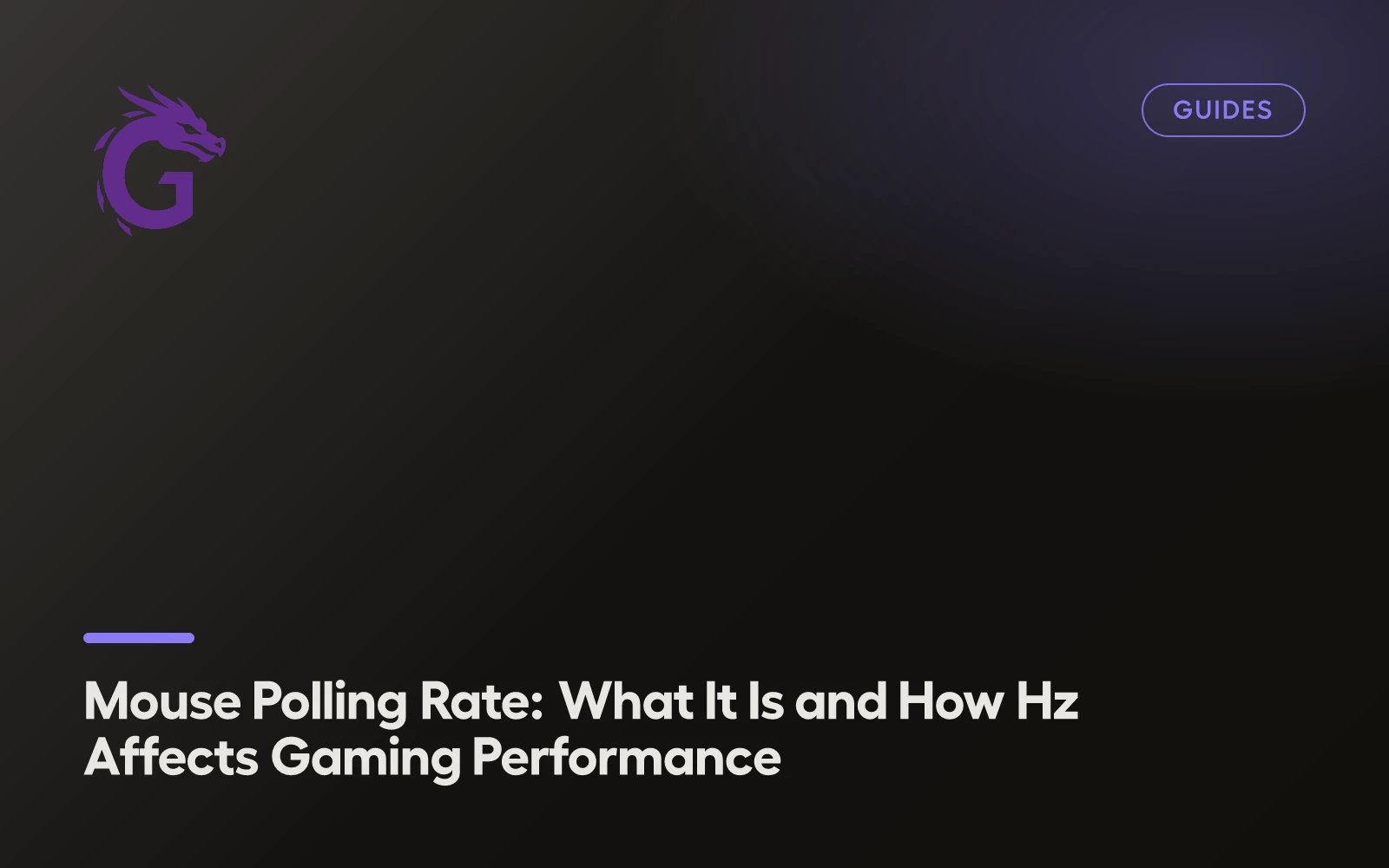 Mouse Polling Rate: What It Is and How Hz Affects Gaming Performance
