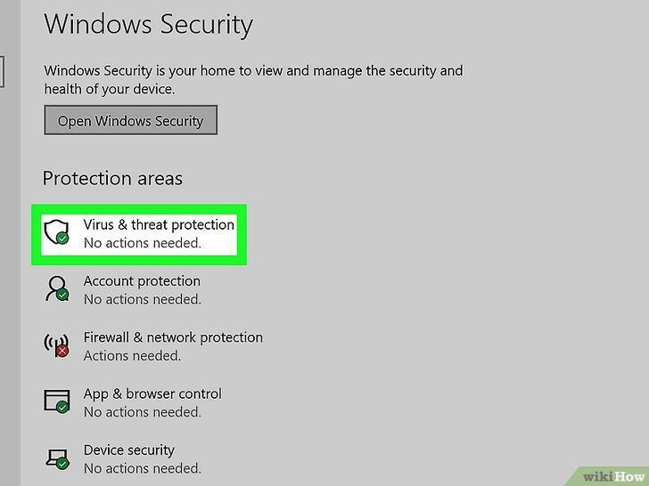 Instructions for disabling Windows Defender — Temporary method to disable Windows Defender