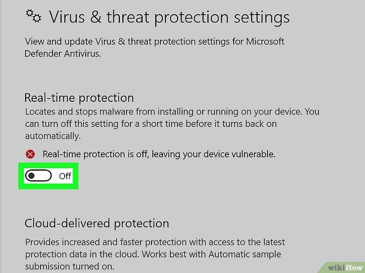 Instructions for disabling Windows Defender — Temporary method to disable Windows Defender, image 3