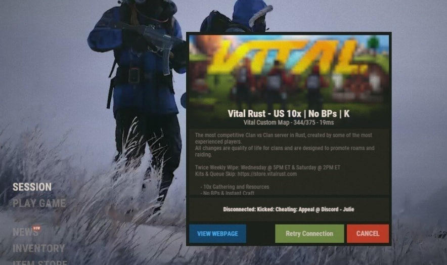 How to remove and bypass a hardware ban in Rust? — Server Admin Bans