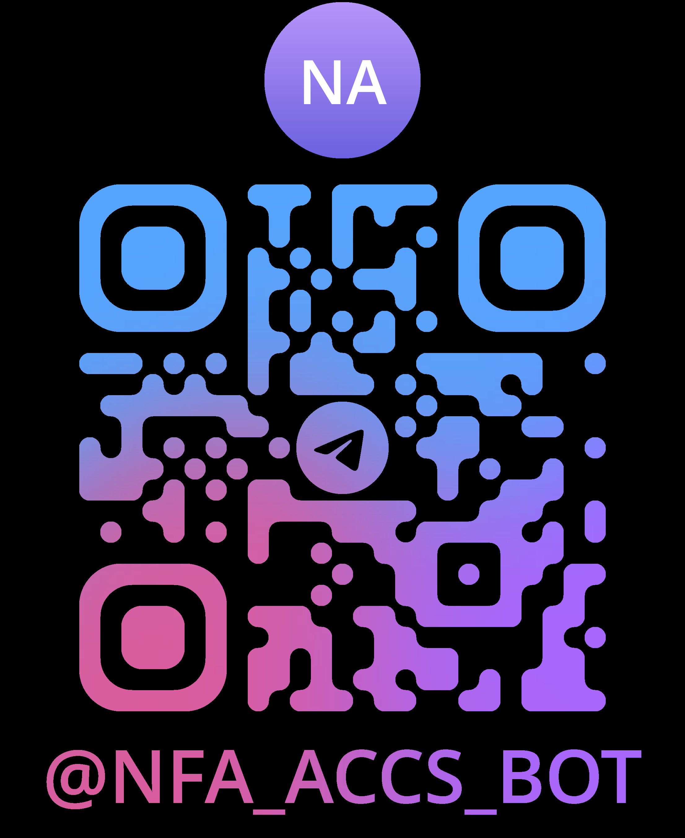TG | Инструкция для NFA-Аккаунтов — 1) Запустите Telegram и найдите бота, введя в поиск @nfa_accs_bot
