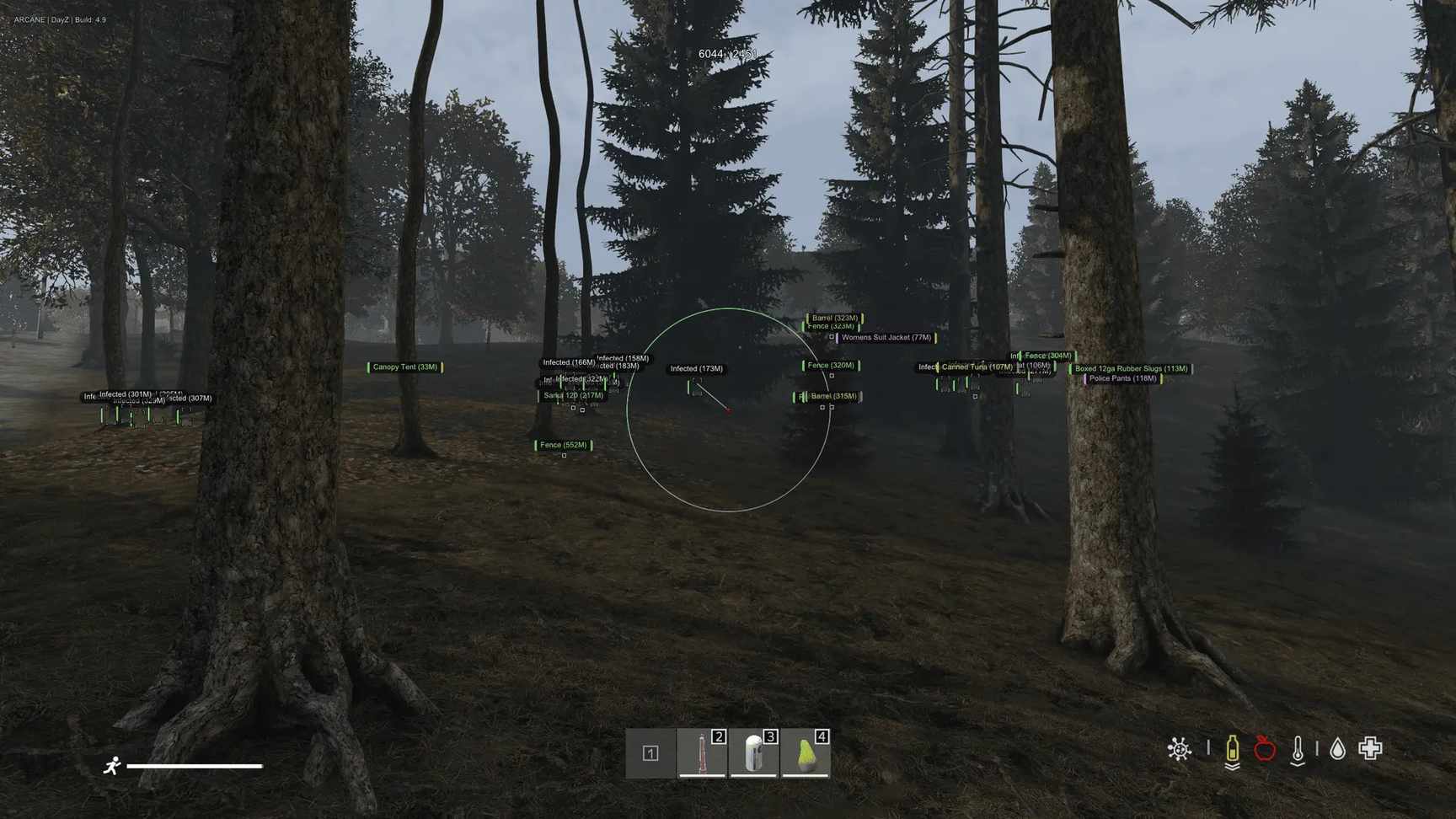 Скриншот чита Arcane для DayZ - 5