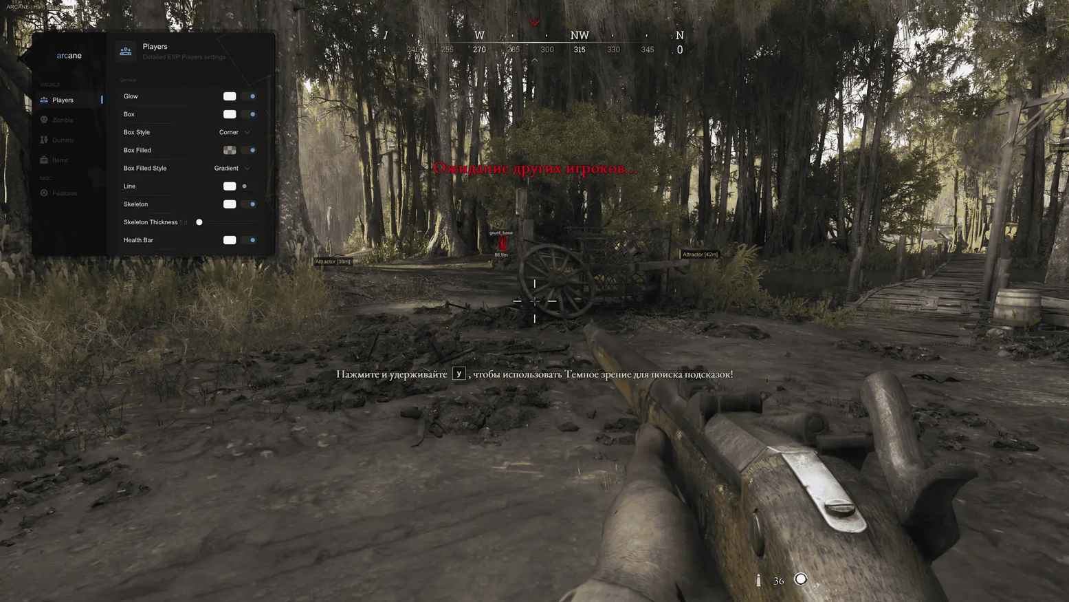 Скриншот чита Arcane для Hunt: Showdown - 5
