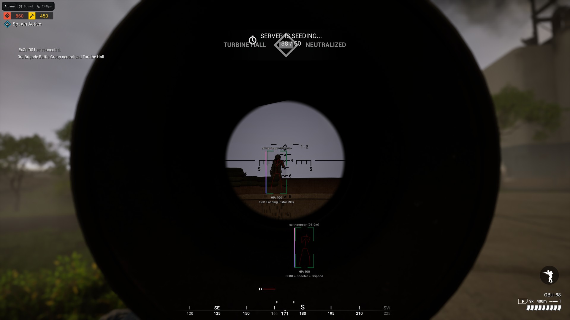 Скриншот чита Arcane для SQUAD - 4