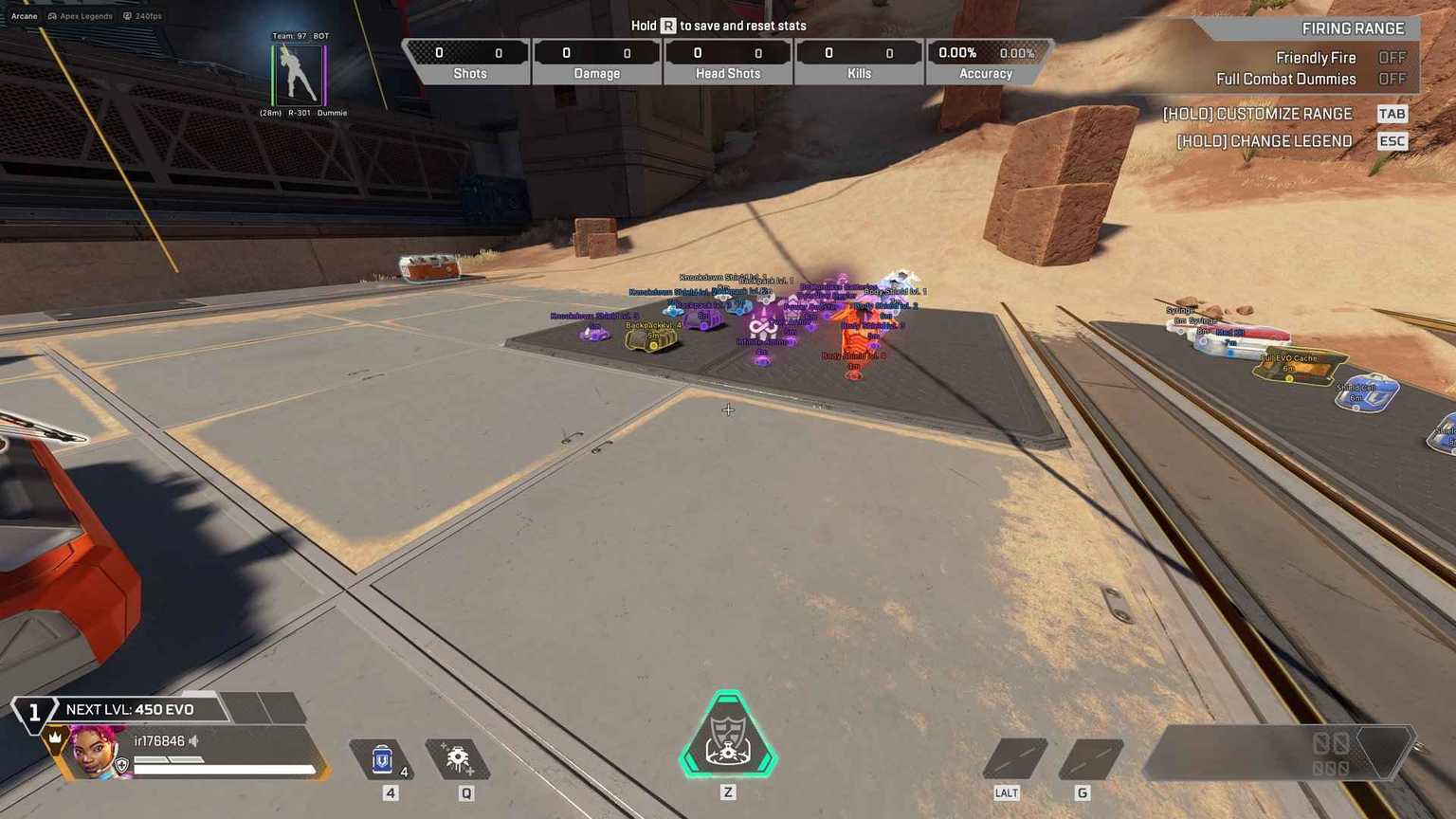 Скриншот чита Arcane для Apex Legends - 4