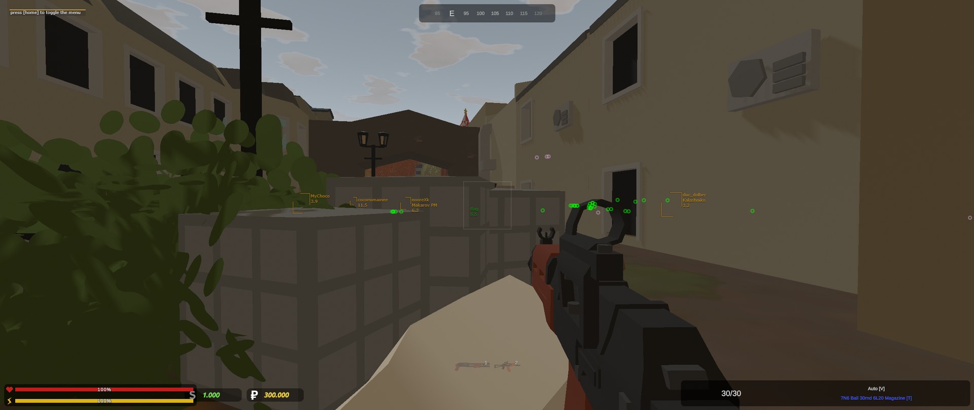 Скриншот чита Mason для UNTURNED - 1