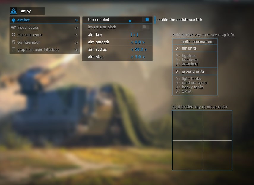 Скриншот чита Mason EAC для War Thunder - 3