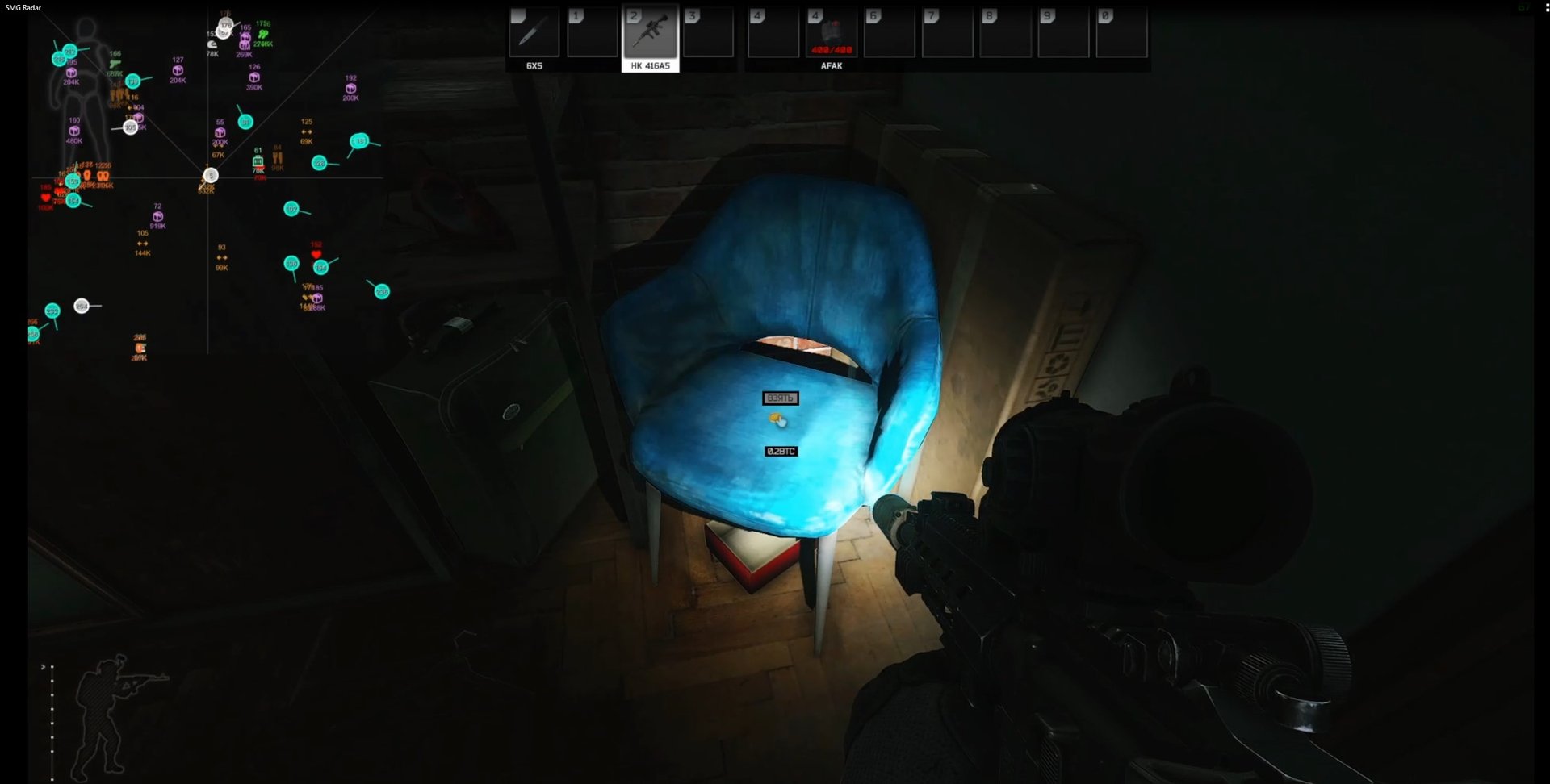 SMG Radar cheat for Escape From Tarkov - screenshot 4