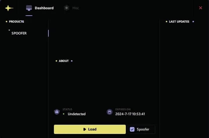 Ancient spoofer - screenshot 1