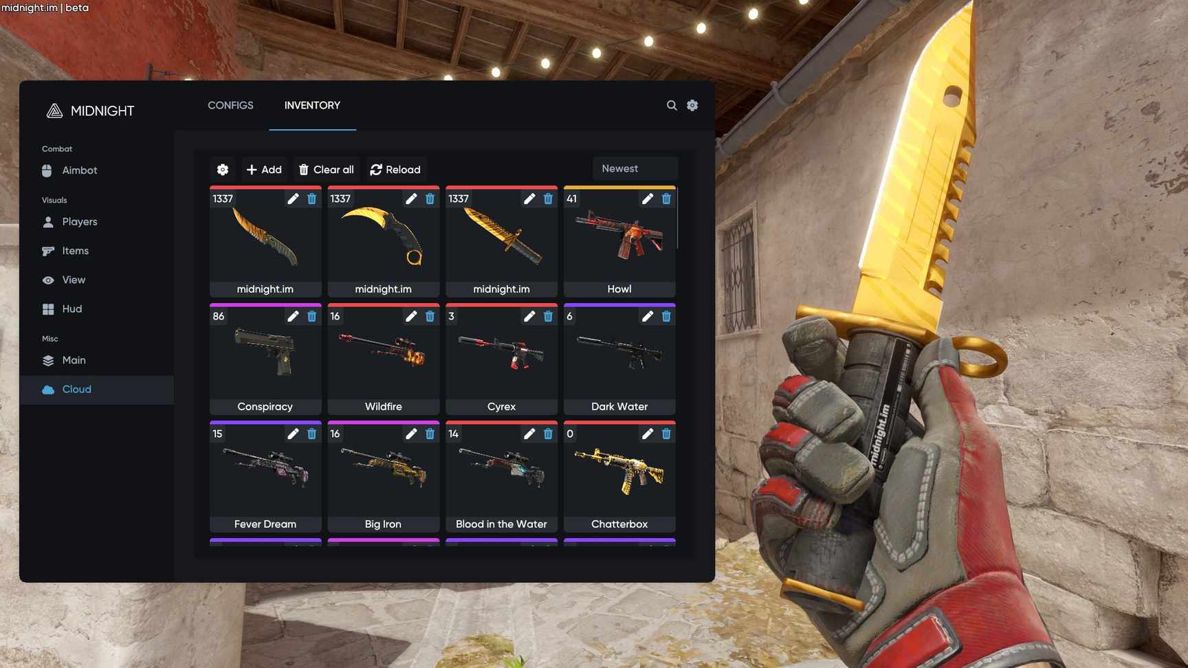 Midnight CIS | СНГ only cheat for Counter-Strike 2 - screenshot 1