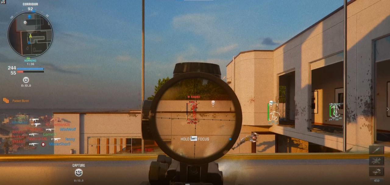 Скриншот чита MASON Black Ops 6 для CoD: BO 6-7 / WARZONE - 2