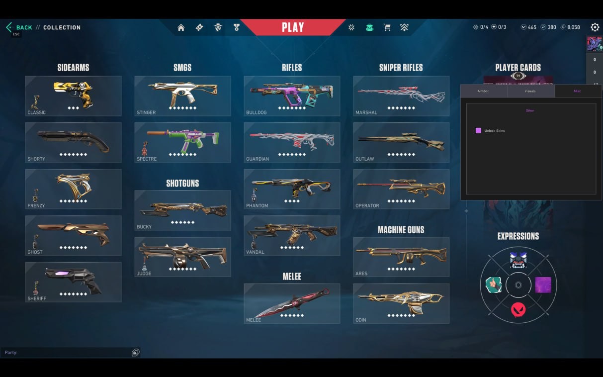 Phantom cheat for VALORANT - screenshot 1