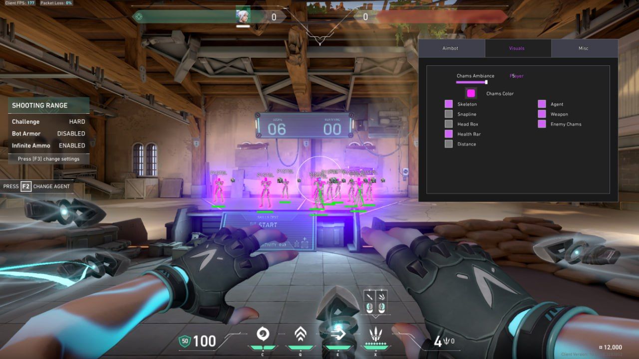 Phantom cheat for VALORANT - screenshot 5