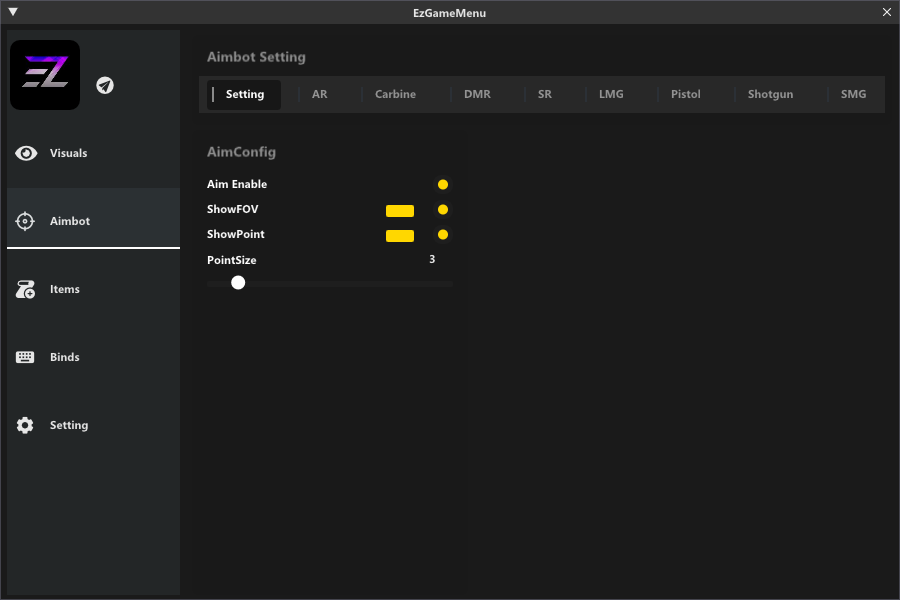EZ DMA Arena Breakout cheat - screenshot 5