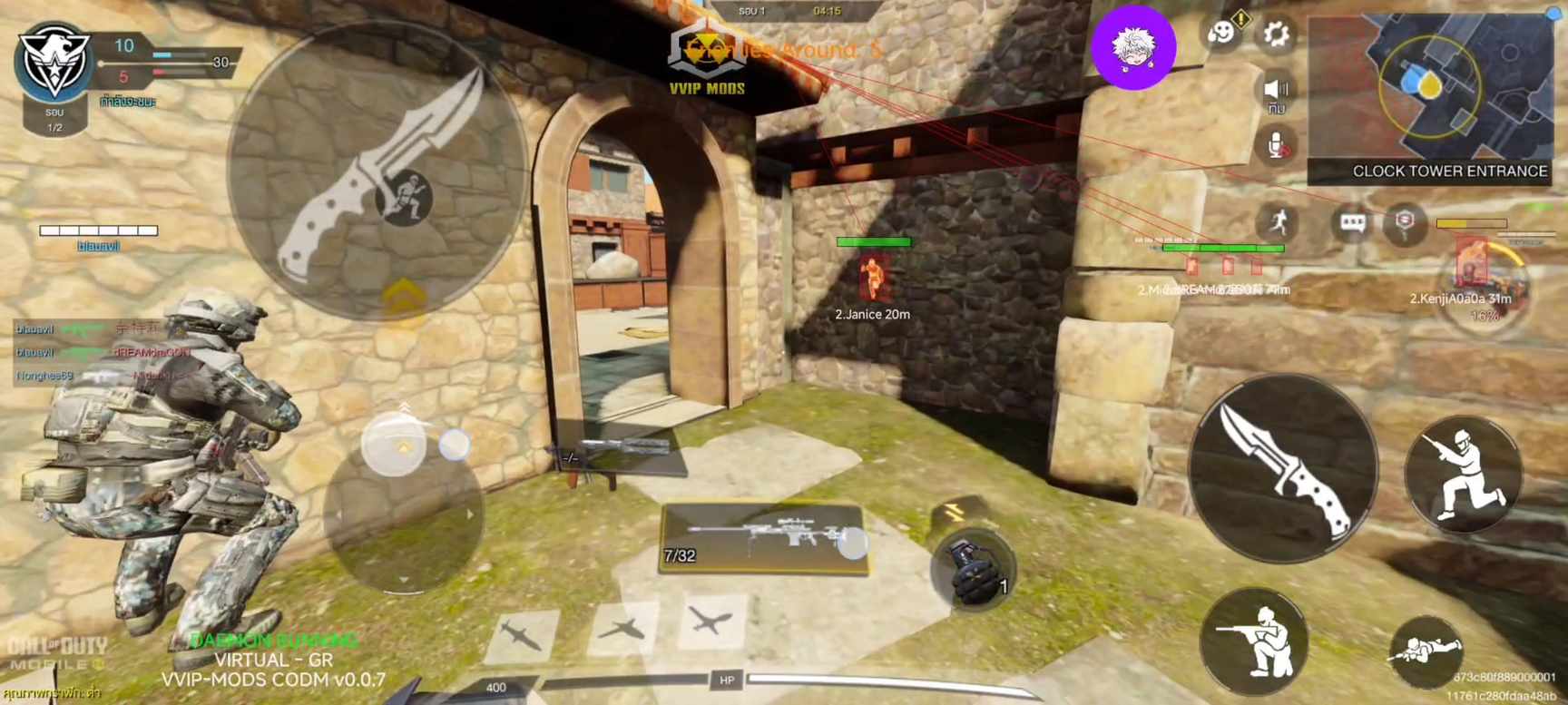 Скриншот мобильного чита Vvip Call of Duty Mobile для Call of Duty: Mobile - 2