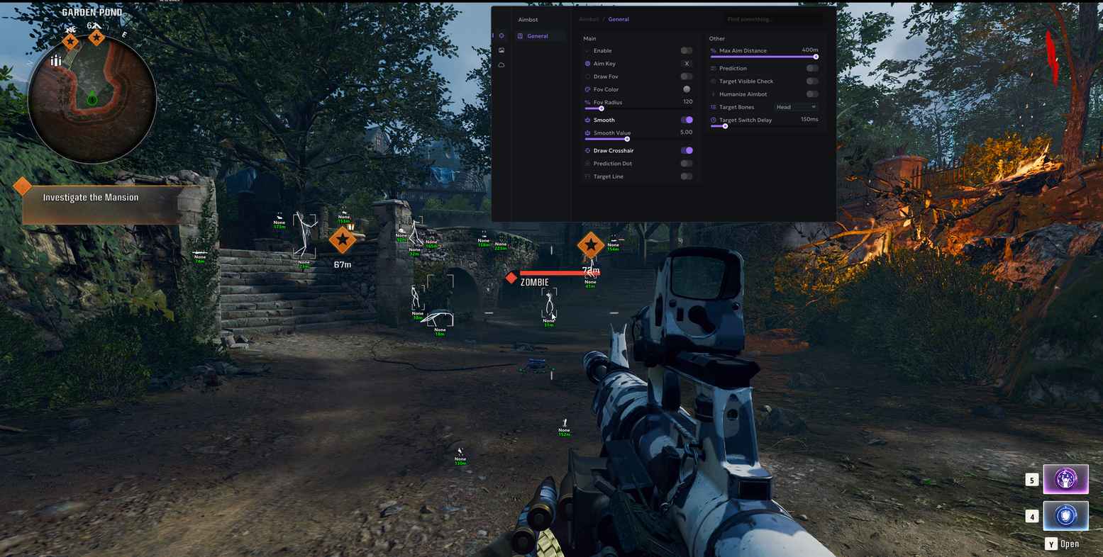 Скриншот чита Ancient для CoD: BO 6-7 / WARZONE - 1