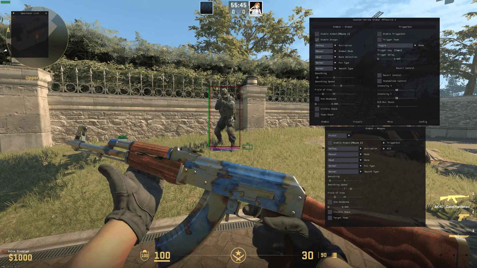 Скриншот чита KernAim для Counter-Strike 2 - 1
