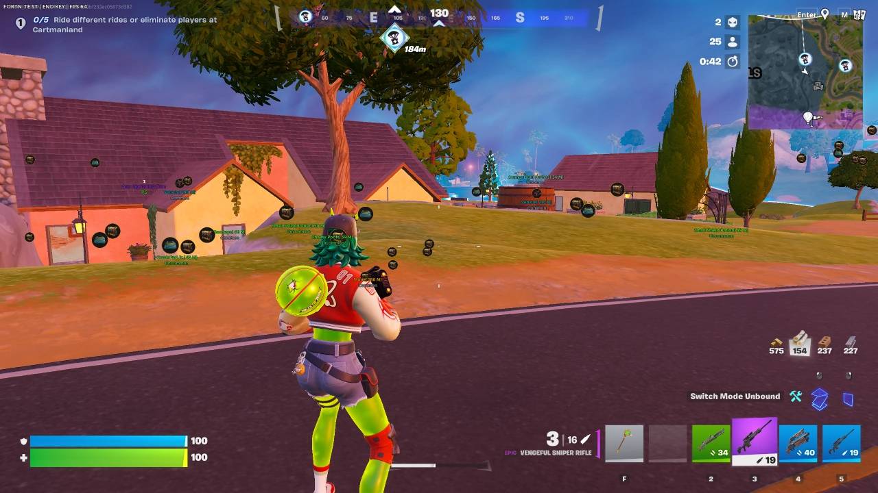 Скриншот чита Stern для Fortnite - 2