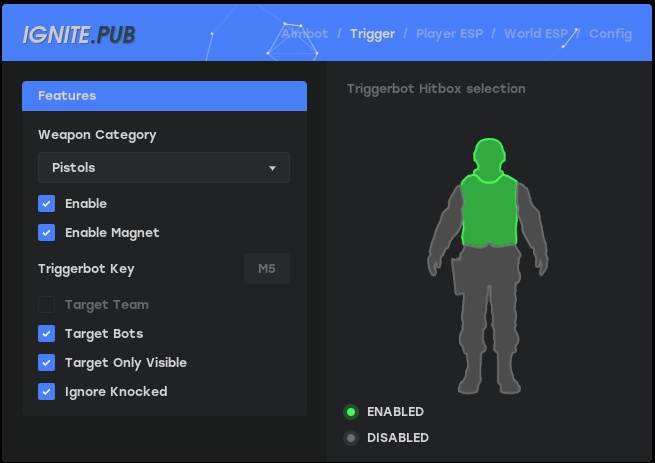Ignite cheat for Fortnite - screenshot 1