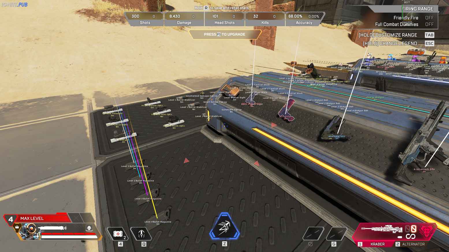 Скриншот чита Ignite для Apex Legends - 4