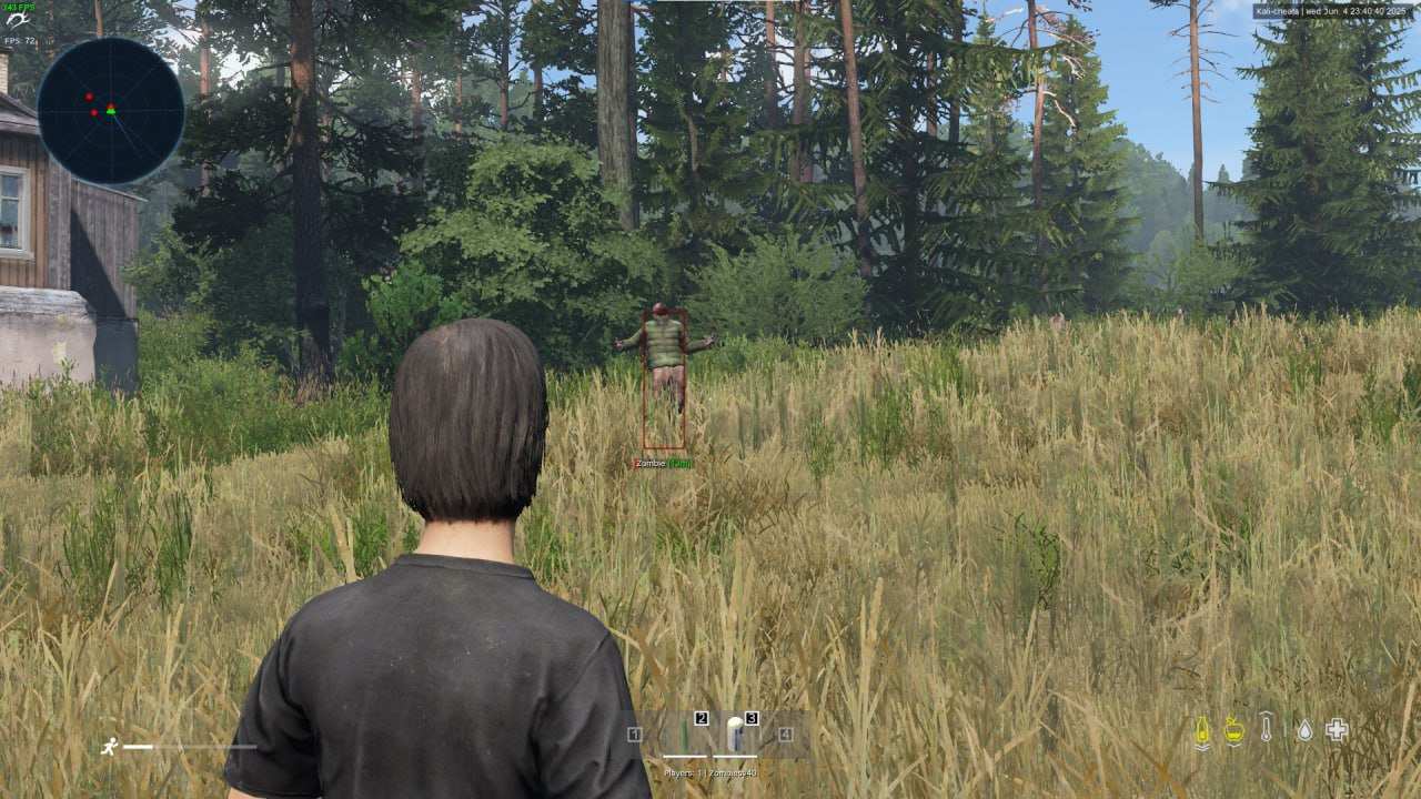Скриншот чита Kali для DayZ - 2