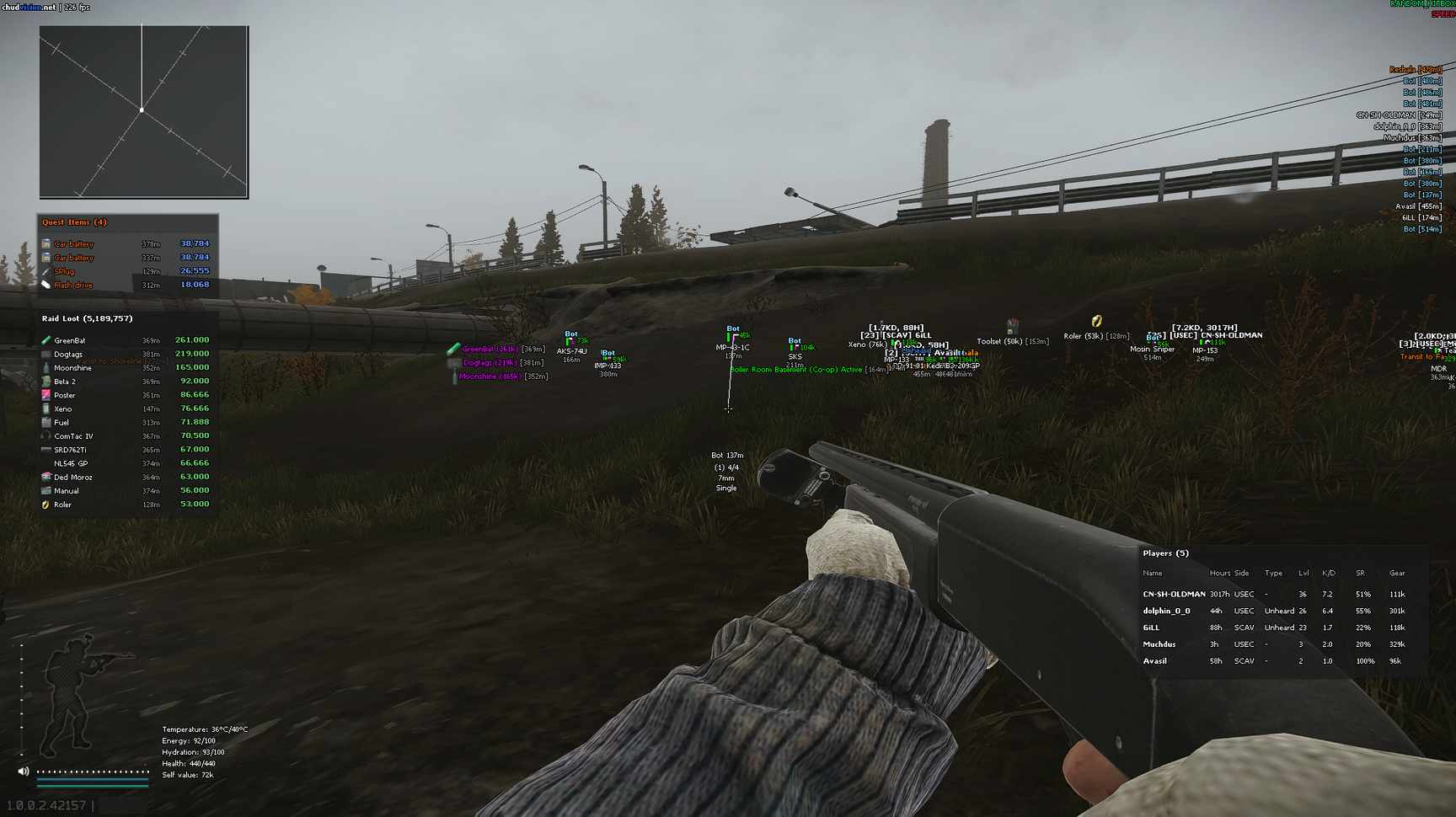 Chud Vision cheat for Escape From Tarkov - screenshot 4