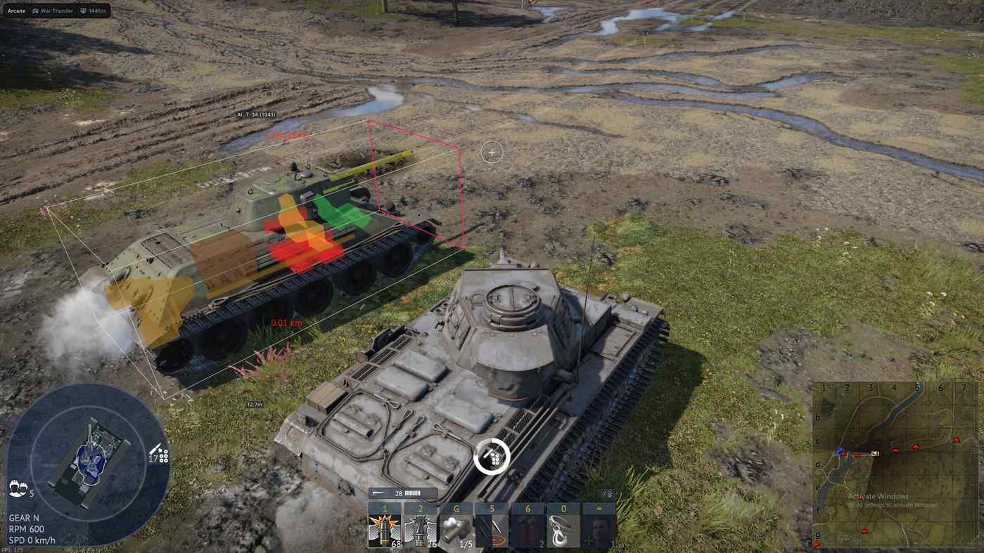 Скриншот чита Arcane ESP для War Thunder - 2