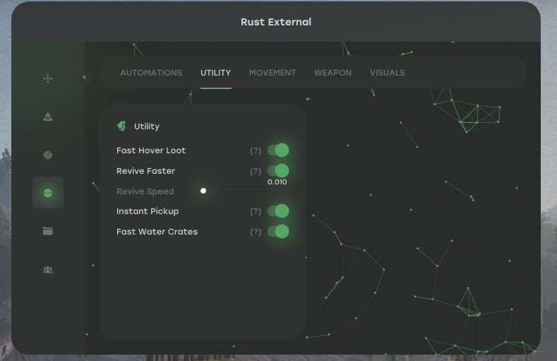 Скриншот чита Matrix External для Rust - 4