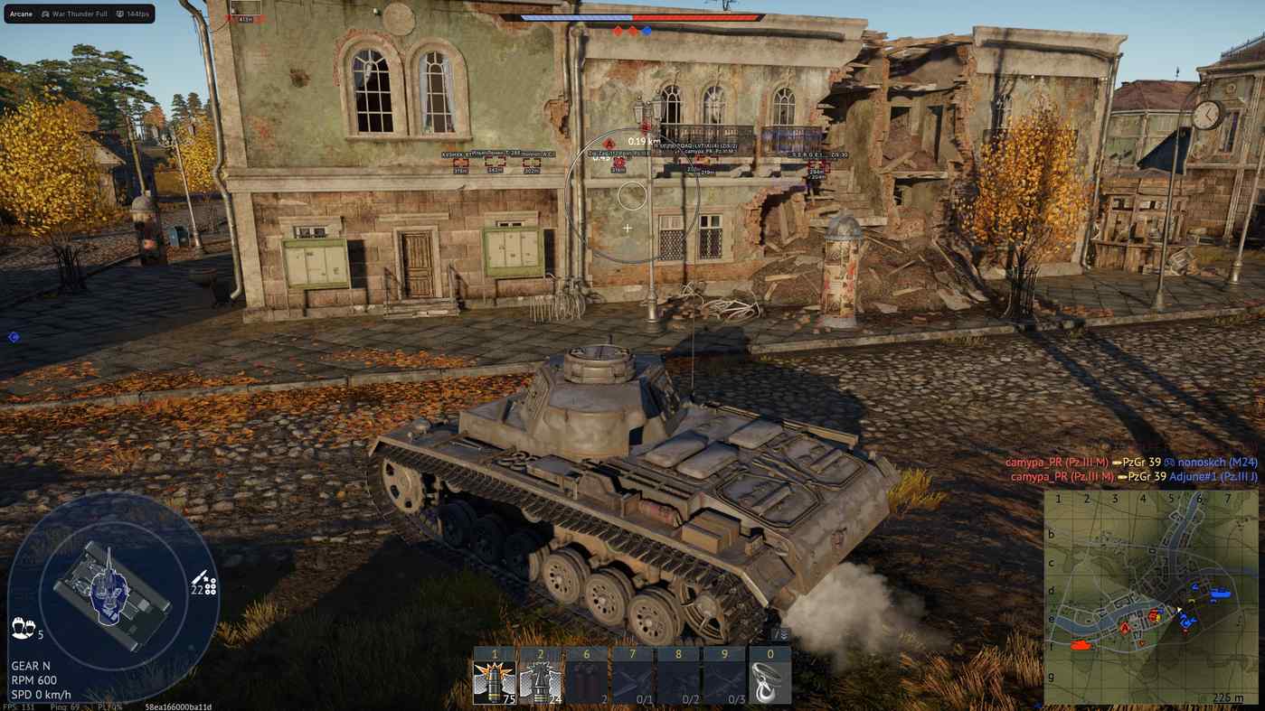 Скриншот чита Arcane Full для War Thunder - 2