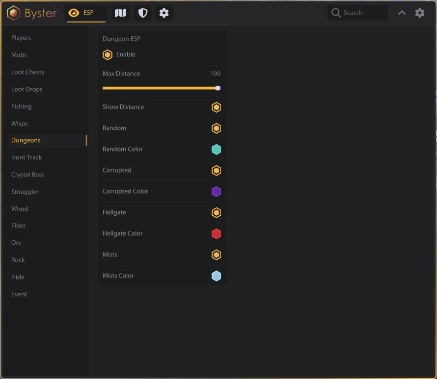 Byster cheat for Albion Online - screenshot 4
