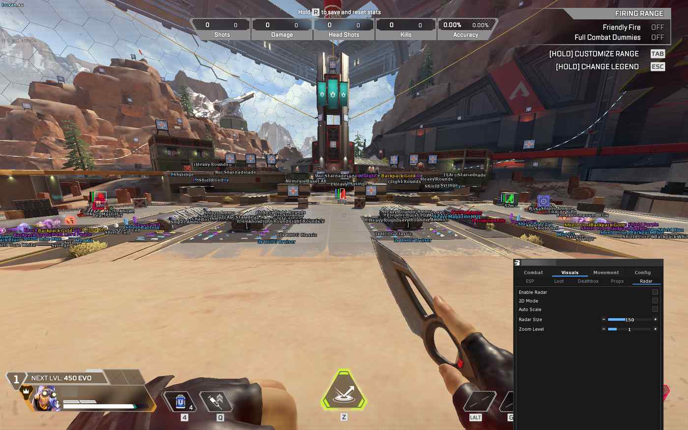 Скриншот чита Busan для Apex Legends - 1