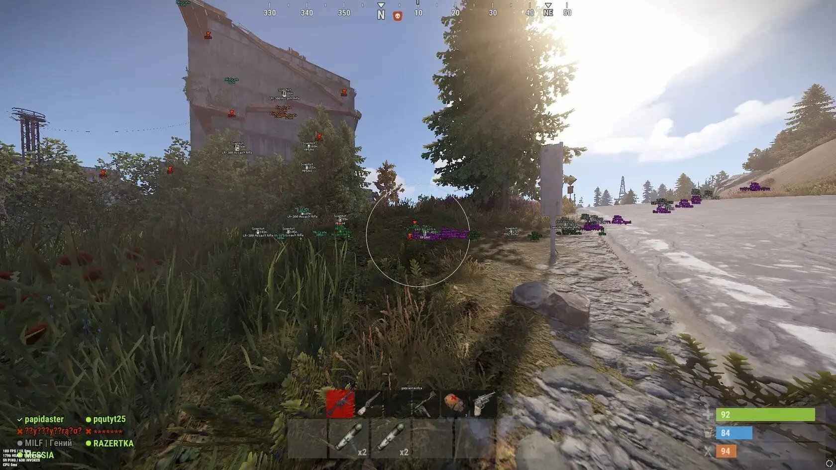 Скриншот чита Fluent для Rust - 3