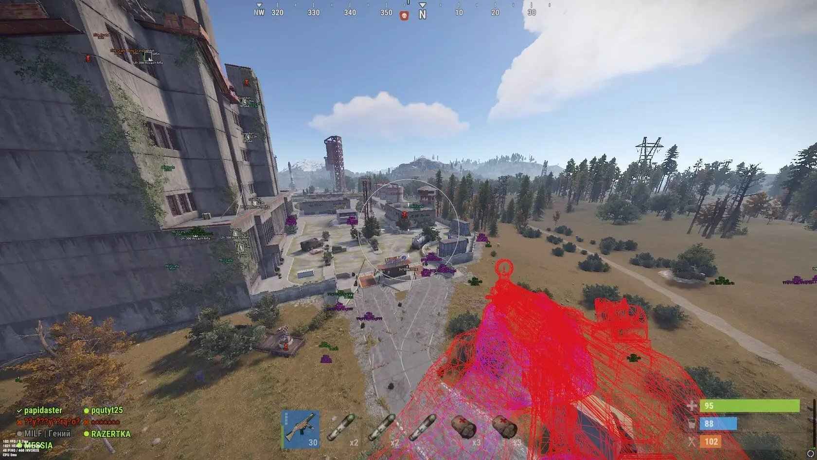 Скриншот чита Fluent для Rust - 2