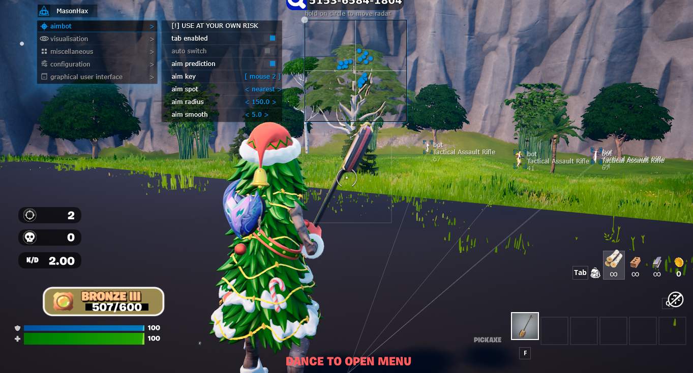 Mason cheat for Fortnite - screenshot 1