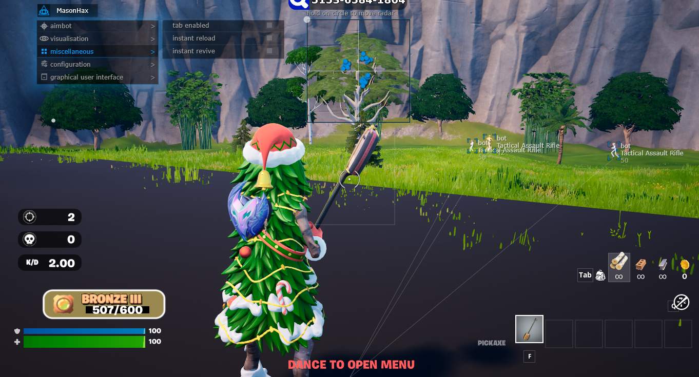 Mason cheat for Fortnite - screenshot 4