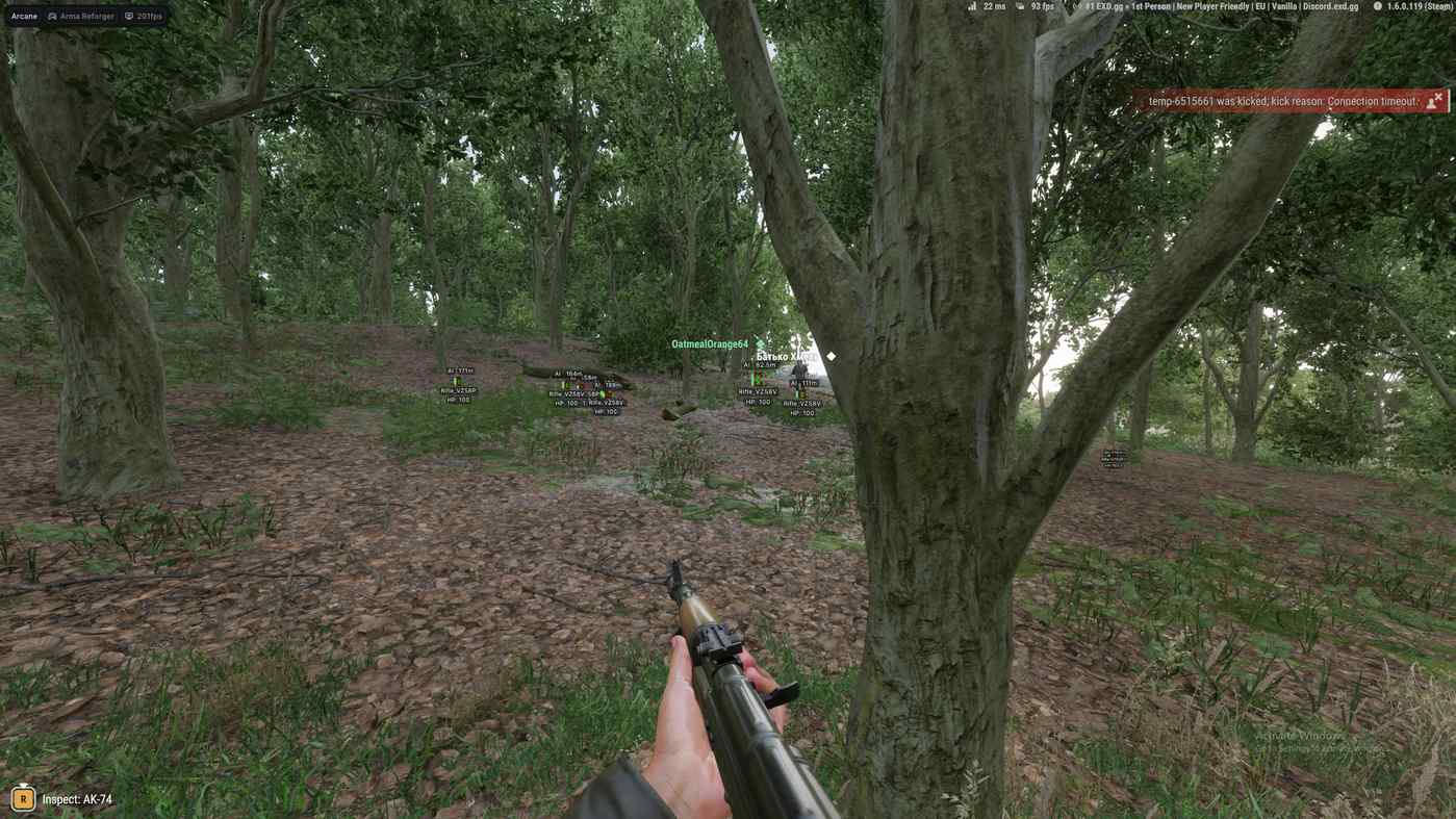 Скриншот чита Arcane для Arma Reforger - 4