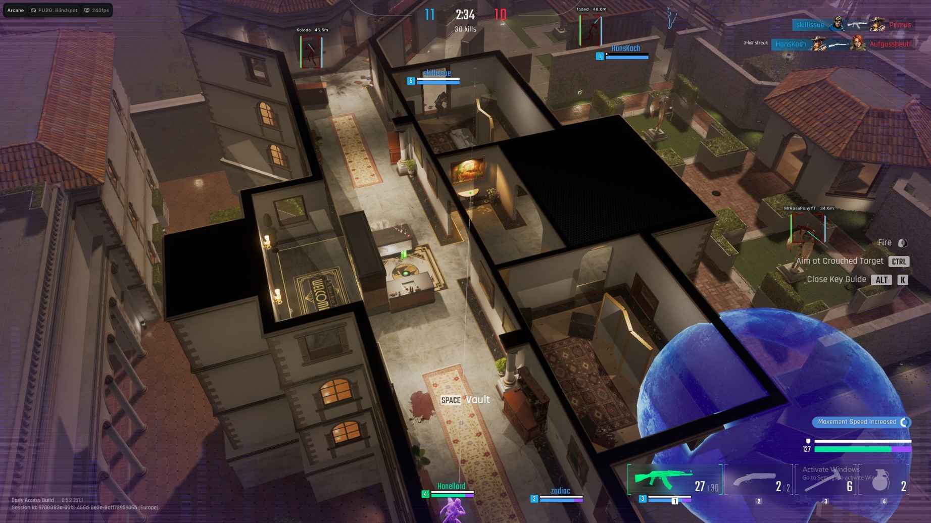 Arcane cheat for PUBG: BLINDSPOT - screenshot 3
