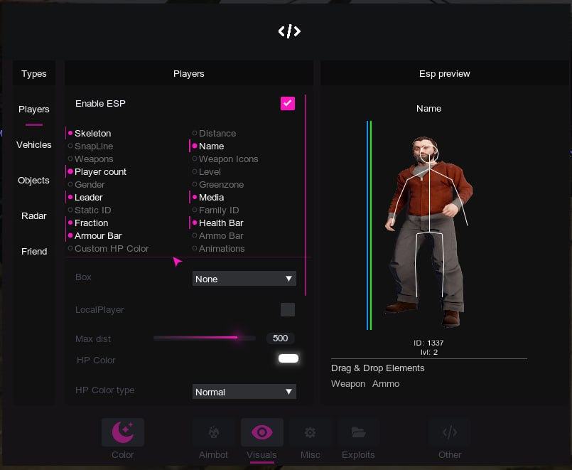 Скриншот чита RET9 MAJESTIC для GTA 5 - 3