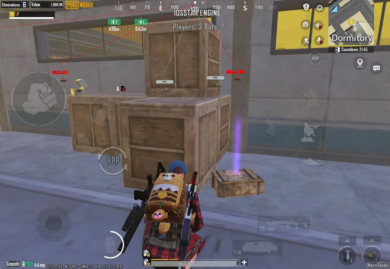 Скриншот мобильного чита STAR PUBG Mobile (iOS) - 2