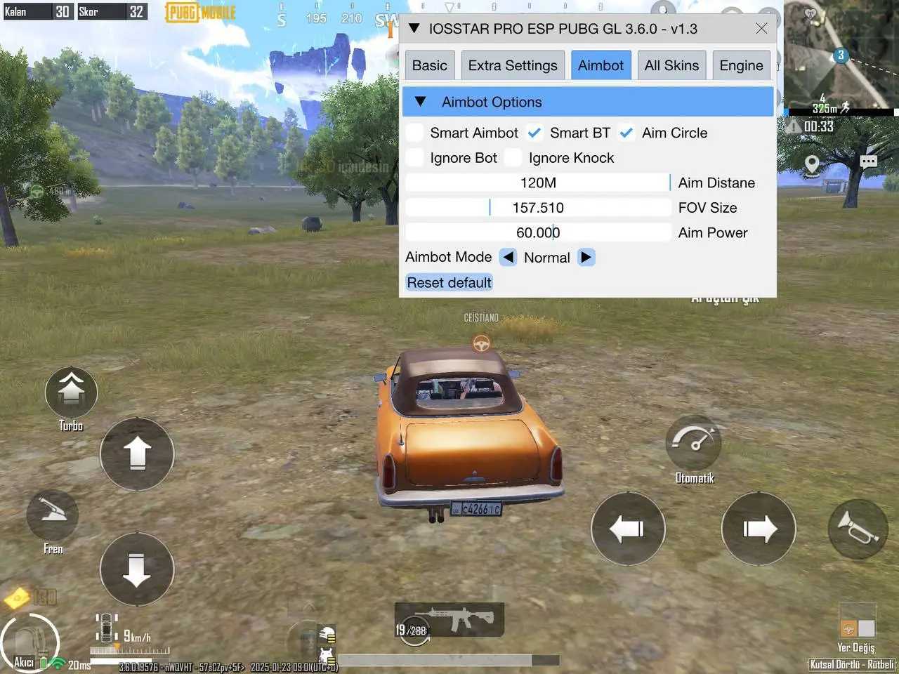 Скриншот мобильного чита STAR PUBG Mobile (iOS) - 4