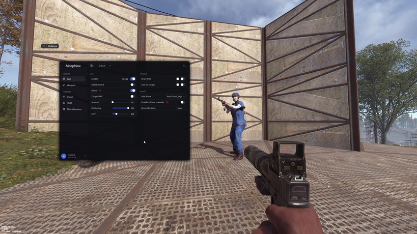 Morphine cheat for Rust - screenshot 2