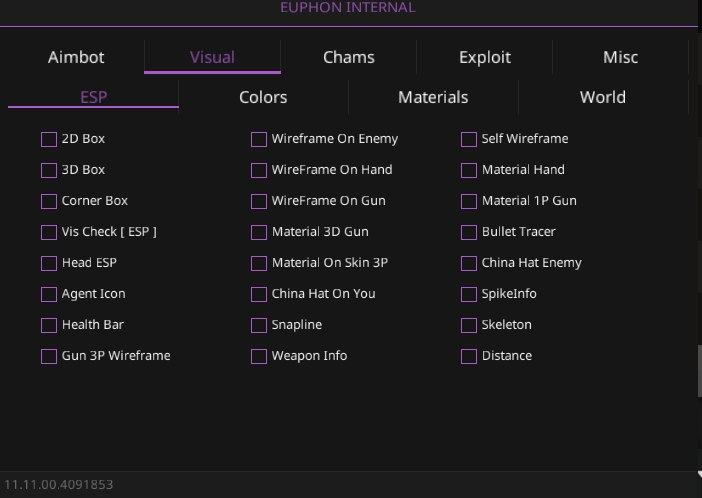 Euphon-Internal cheat for VALORANT - screenshot 4