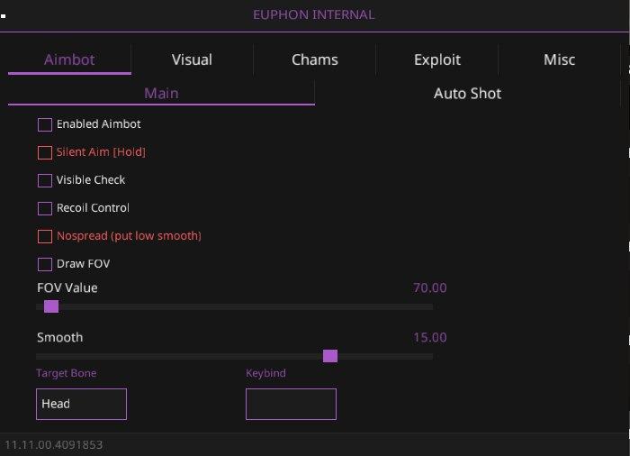 Euphon-Internal cheat for VALORANT - screenshot 3