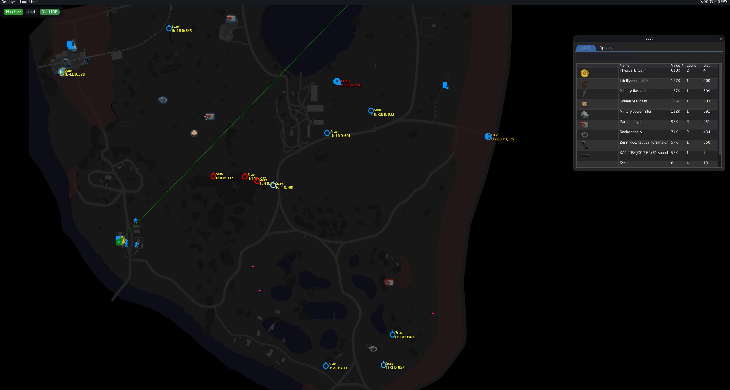 Ghost Tactic DMA Escape From Tarkov cheat - screenshot 5