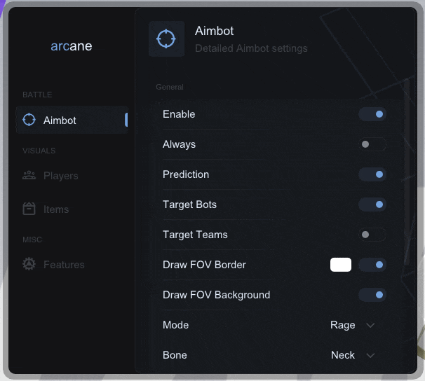 Arcane cheat for Farlight 84 - screenshot 1