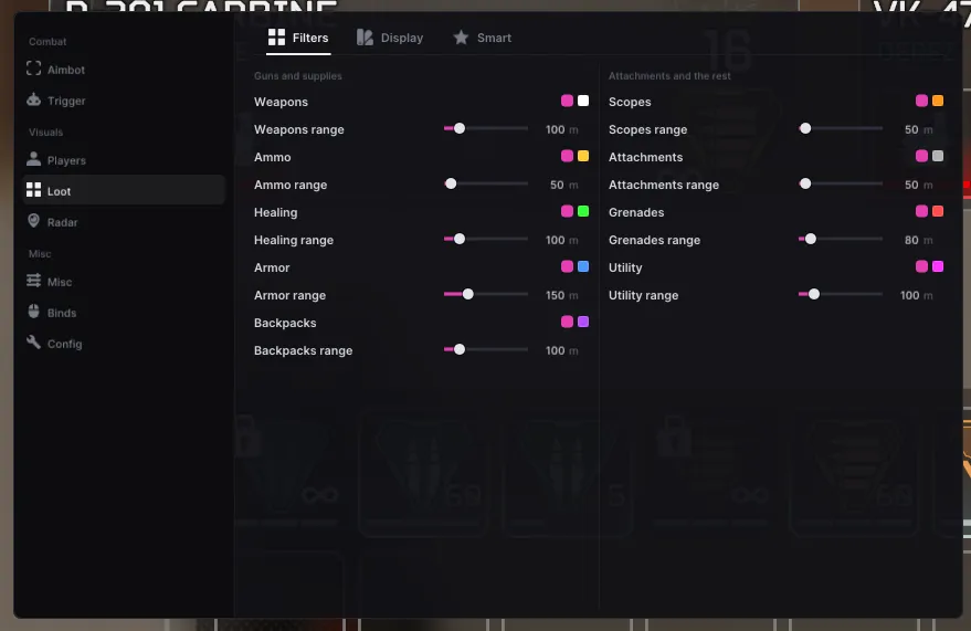 Скриншот чита UDP для Apex Legends - 6