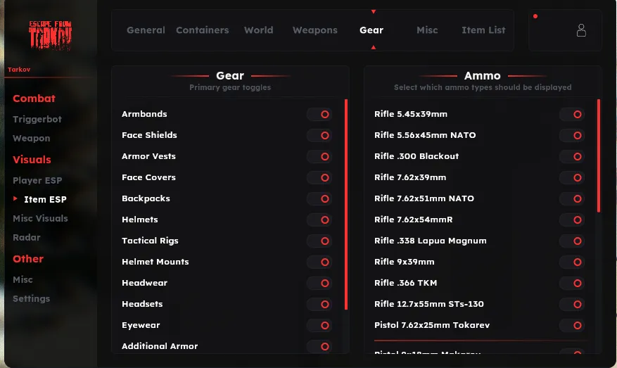 Next Lite cheat for Escape From Tarkov - screenshot 4