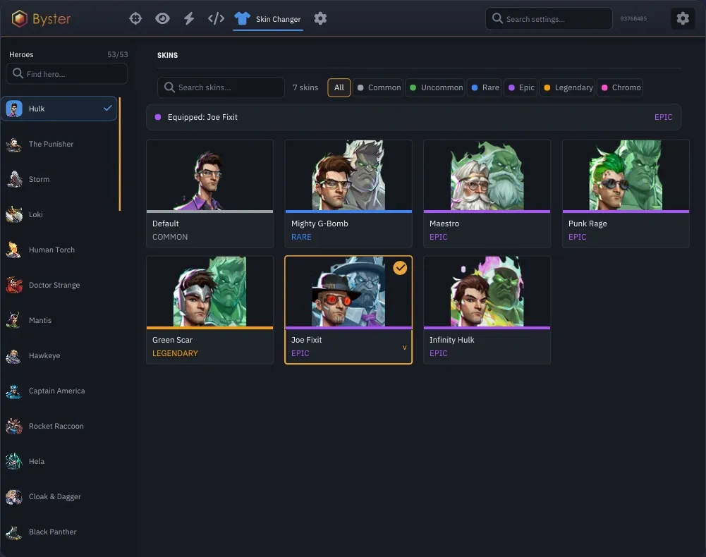 Byster cheat for Marvel Rivals - screenshot 15